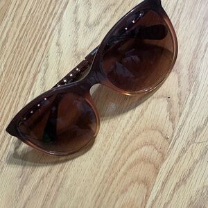 Diane Von Furstenberg Brown Sunglasses